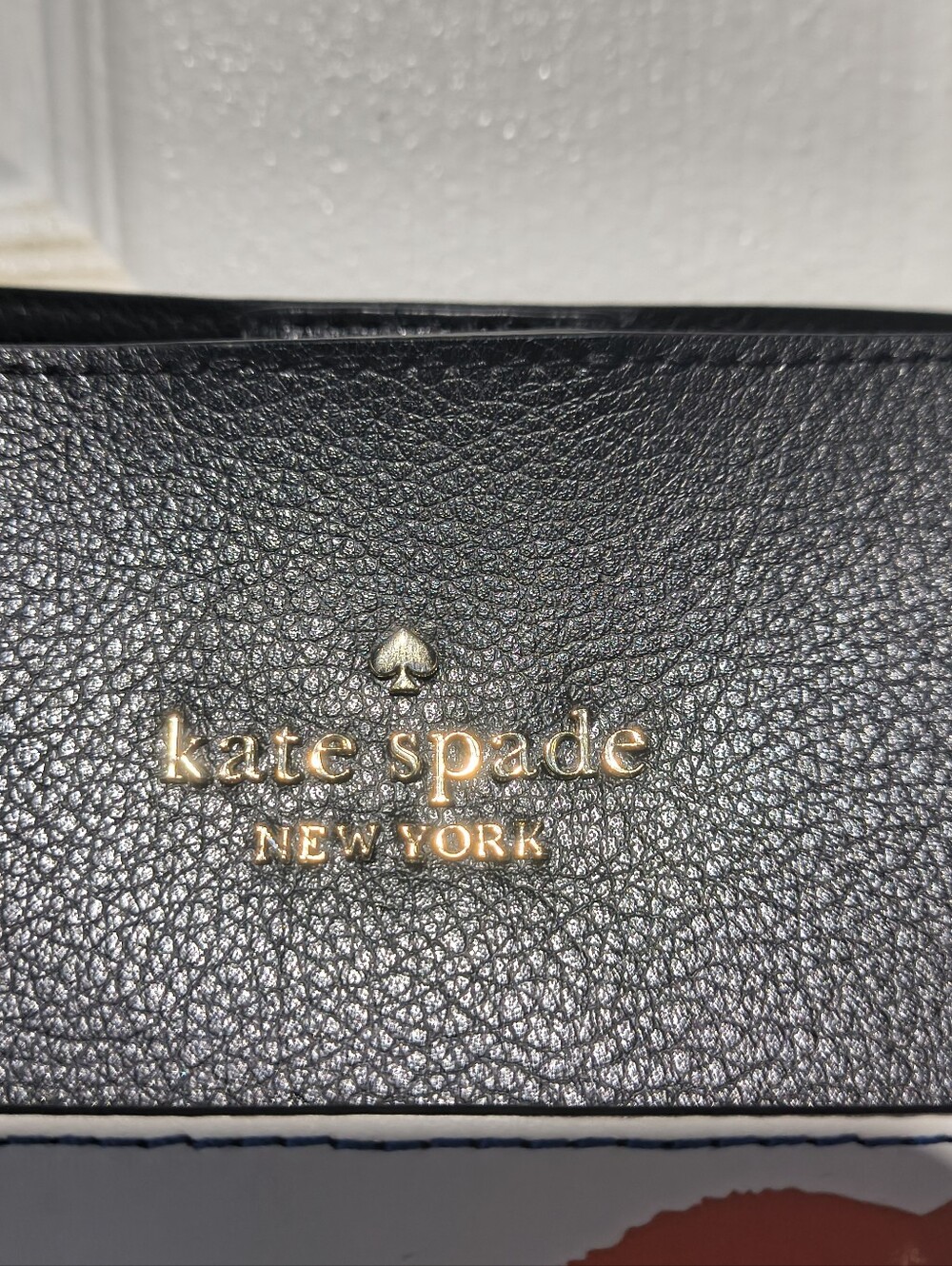 Kate Spade Coffee Break Tote We Are Happy To Serve You NYC Cup Black Leather Bag - Picture 5 of 16